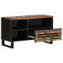 Massives TV-Möbel aus Akazienholz 80x34x46 cm von , CD- und DVD-Speicher - Ref: Foro24-377523, Preis: 68,20 €, Rabatt: %