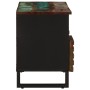 Massives TV-Möbel aus Akazienholz, 100x34x46 cm. von , CD- und DVD-Speicher - Ref: Foro24-377528, Preis: 84,58 €, Rabatt: %