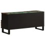 Mueble de TV madera maciza de acacia 100x34x46 cm de , Almacenamiento para CD y DVD - Ref: Foro24-377528, Precio: 84,53 €, De...