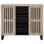 Solid mango wood sideboard 90x34x75 cm by , Lockers and storage cabinets - Ref: Foro24-377577, Price: 113,09 €, Discount: %