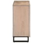 Aparador de madera maciza de mango 90x34x75 cm de , Taquillas y armarios de almacenamiento - Ref: Foro24-377577, Precio: 113,...