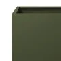 Hexagonal planter in olive green steel, 30x30x30 cm by , Pots and planters - Ref: Foro24-851191, Price: 37,58 €, Discount: %