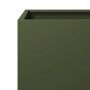Sechseckiger Pflanzkübel aus olivgrünem Stahl, 30x30x30 cm. von , Töpfe und Pflanzgefäße - Ref: Foro24-851191, Preis: 38,67 €...
