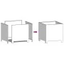 Hexagonal planter in olive green steel, 30x30x30 cm by , Pots and planters - Ref: Foro24-851191, Price: 37,58 €, Discount: %