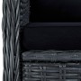 Gartenstühle mit Kissen 2 Stück dunkelgraues synthetisches Rattan von vidaXL, Gartenstühle - Ref: Foro24-313316, Preis: 274,6...