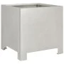 Stainless steel hexagonal planter 30x30x30 cm by , Pots and planters - Ref: Foro24-851193, Price: 46,94 €, Discount: %