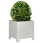 Stainless steel hexagonal planter 30x30x30 cm by , Pots and planters - Ref: Foro24-851193, Price: 46,94 €, Discount: %