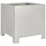 Stainless steel hexagonal planter 30x30x30 cm by , Pots and planters - Ref: Foro24-851193, Price: 46,94 €, Discount: %