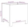 Stainless steel hexagonal planter 30x30x30 cm by , Pots and planters - Ref: Foro24-851193, Price: 46,94 €, Discount: %