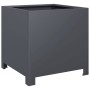 Pflanzgefäß aus anthrazitgrauem Stahl 40x40x40 cm von , Töpfe und Pflanzgefäße - Ref: Foro24-851203, Preis: 53,81 €, Rabatt: %