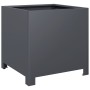 Pflanzgefäß aus anthrazitgrauem Stahl 40x40x40 cm von , Töpfe und Pflanzgefäße - Ref: Foro24-851203, Preis: 53,81 €, Rabatt: %