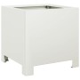 Jardinera hexagonal acero blanca 30x30x30 cm de , Maceteros y jardineras - Ref: Foro24-851187, Precio: 38,78 €, Descuento: %