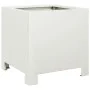 White steel hexagonal planter 30x30x30 cm by , Pots and planters - Ref: Foro24-851187, Price: 37,56 €, Discount: %