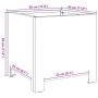 Sechseckiger weißer Stahl-Pflanzkübel 30x30x30 cm von , Töpfe und Pflanzgefäße - Ref: Foro24-851187, Preis: 38,78 €, Rabatt: %