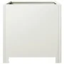 Pflanzgefäß aus weißem Stahl 40x40x40 cm von , Töpfe und Pflanzgefäße - Ref: Foro24-851201, Preis: 51,67 €, Rabatt: %