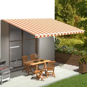 Spare fabric for yellow and orange awning 5x3.5 m by vidaXL, Awnings - Ref: Foro24-312022, Price: 72,87 €, Discount: %