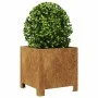 2 rusted steel planters 30x30x30 cm by , Pots and planters - Ref: Foro24-851198, Price: 55,24 €, Discount: %