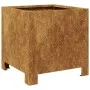 2 rusted steel planters 30x30x30 cm by , Pots and planters - Ref: Foro24-851198, Price: 55,24 €, Discount: %