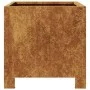 2 rusted steel planters 30x30x30 cm by , Pots and planters - Ref: Foro24-851198, Price: 55,24 €, Discount: %