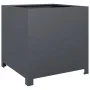 Pflanzgefäß aus anthrazitgrauem Stahl 50x50x50 cm von , Töpfe und Pflanzgefäße - Ref: Foro24-851215, Preis: 72,26 €, Rabatt: %