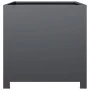Anthracite grey steel planter 50x50x50 cm by , Pots and planters - Ref: Foro24-851215, Price: 76,63 €, Discount: %