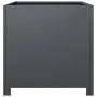 Pflanzgefäß aus anthrazitgrauem Stahl 50x50x50 cm von , Töpfe und Pflanzgefäße - Ref: Foro24-851215, Preis: 72,26 €, Rabatt: %