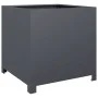 Pflanzgefäß aus anthrazitgrauem Stahl 50x50x50 cm von , Töpfe und Pflanzgefäße - Ref: Foro24-851215, Preis: 72,26 €, Rabatt: %
