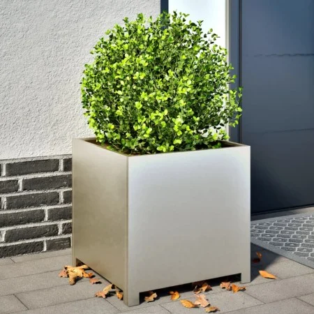 Edelstahl-Pflanzgefäß 50x50x50 cm von , Töpfe und Pflanzgefäße - Ref: Foro24-851217, Preis: 92,25 €, Rabatt: %