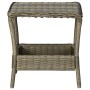 Synthetic brown rattan garden table 45x45x46.5 cm by vidaXL, Garden tables - Ref: Foro24-313308, Price: 61,71 €, Discount: %