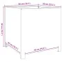 Edelstahl-Pflanzgefäß 50x50x50 cm von , Töpfe und Pflanzgefäße - Ref: Foro24-851217, Preis: 92,25 €, Rabatt: %