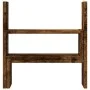 Adjustable desktop organizer smoked oak 40x17x41 cm by , Computer bases and risers - Ref: Foro24-854764, Price: 23,16 €, Disc...