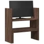 Verstellbarer Schreibtischorganisator in Eichenbraun 40x17x41 cm. von , Computersockel und -erhöhungen - Ref: Foro24-854766, ...