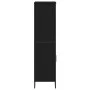 Aparador alto madera ingeniería negro 79,5x35,5x137,5 cm de , Aparadores - Ref: Foro24-3295307, Precio: 117,81 €, Descuento: %