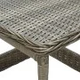 Brauner Gartentisch aus synthetischem Rattan 45x45x46,5 cm von vidaXL, Gartentische - Ref: Foro24-313308, Preis: 60,61 €, Rab...