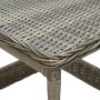 Synthetic brown rattan garden table 45x45x46.5 cm by vidaXL, Garden tables - Ref: Foro24-313308, Price: 61,71 €, Discount: %