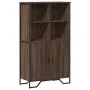 Aparador alto madera ingeniería marrón roble 79,5x35,5x137,5 cm de , Aparadores - Ref: Foro24-3295311, Precio: 119,10 €, Desc...