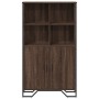 Hoher Schrank aus braunem Eichen-Ingenieurholz, 79,5x35,5x137,5 cm. von , Sideboards - Ref: Foro24-3295311, Preis: 120,58 €, ...