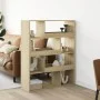 Engineered wood bookshelf in Sonoma oak, 100x33x125.5 cm by , Bookcases and shelves - Ref: Foro24-3309332, Price: 97,53 €, Di...