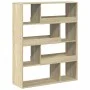 Engineered wood bookshelf in Sonoma oak, 100x33x125.5 cm by , Bookcases and shelves - Ref: Foro24-3309332, Price: 97,53 €, Di...