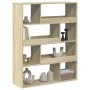 Engineered wood bookshelf in Sonoma oak, 100x33x125.5 cm by , Bookcases and shelves - Ref: Foro24-3309332, Price: 97,53 €, Di...