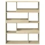 Engineered wood bookshelf in Sonoma oak, 100x33x125.5 cm by , Bookcases and shelves - Ref: Foro24-3309332, Price: 97,53 €, Di...