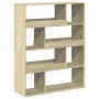 Engineered wood bookshelf in Sonoma oak, 100x33x125.5 cm by , Bookcases and shelves - Ref: Foro24-3309332, Price: 97,53 €, Di...