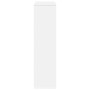 Estantería de madera de ingeniería blanca 100x33x125,5 cm de , Librerías y estanterías - Ref: Foro24-3309330, Precio: 101,31 ...