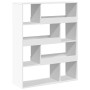 Estantería de madera de ingeniería blanca 100x33x125,5 cm de , Librerías y estanterías - Ref: Foro24-3309330, Precio: 101,31 ...