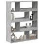 Separador de ambientes madera gris Sonoma 100x33x125,5 cm de , Librerías y estanterías - Ref: Foro24-3309488, Precio: 99,90 €...