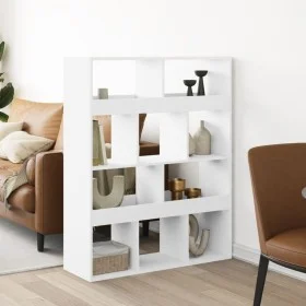 Room divider in white engineered wood 100x33x125.5 cm by , Bookcases and shelves - Ref: Foro24-3309519, Price: 98,35 €, Disco...