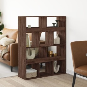 Raumteiler aus Eichenholz, braun, 100x33x125,5 cm. von , Bücherregale und Regale - Ref: Foro24-3309525, Preis: 99,15 €, Rabat...