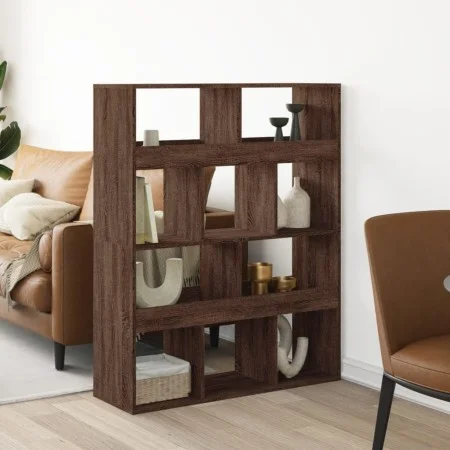 Raumteiler aus Eichenholz, braun, 100x33x125,5 cm. von , Bücherregale und Regale - Ref: Foro24-3309525, Preis: 97,95 €, Rabat...