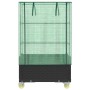 Hochbeet mit Gewächshausabdeckung im Rattan-Look, 80x50x182 cm. von , Töpfe und Pflanzgefäße - Ref: Foro24-4015822, Preis: 14...