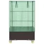 Raised bed with greenhouse cover in rattan look 80x50x182 cm by , Pots and planters - Ref: Foro24-4015808, Price: 144,60 €, D...